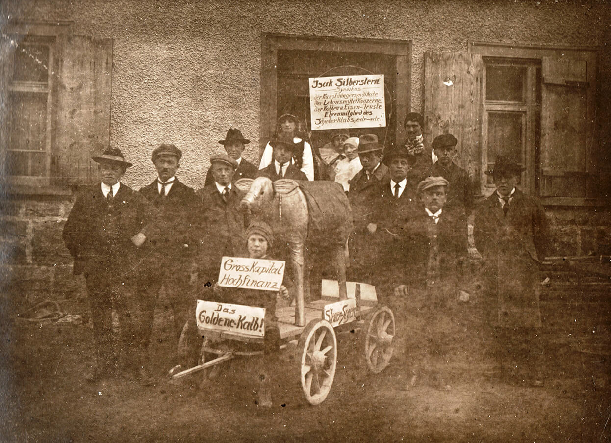 Inflation in den fr&uuml;hen 1920er Jahren in Deutschland, sowie auch in Br&auml;unlingen. Antisemitismus - Fasnacht - Grosskapital - Hochfinanz - Goldenes Kalb - Weimarer Republik 