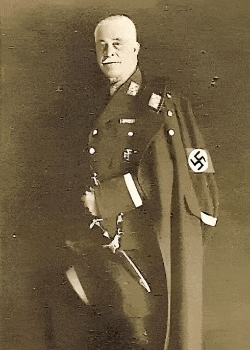 Fürst Max Egon zu Fürstenberg in SA-Uniform höheren Grades. (KI Animation - Handlung frei erfunden) - Geschichtswerkstatt Bräunlingen