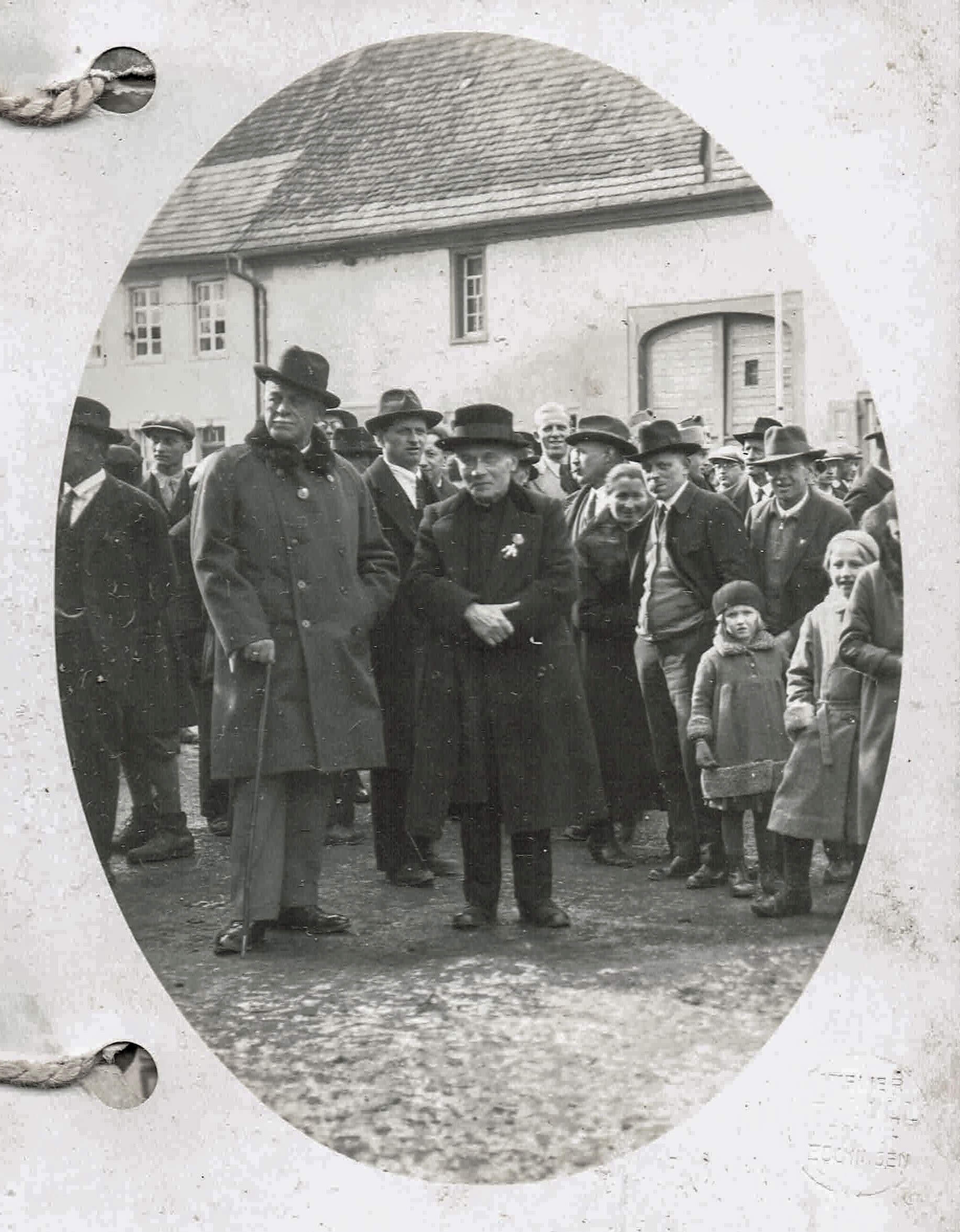 Max Egon zu Fürstenberg mit Dekan Meister Fasnet 1933 - Geschichtswerkstatt Bräunlingen Nationalsozialismus