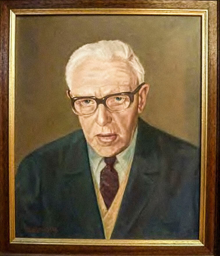 Johann Zirlewagen Bürgermeister von Bräunlingen, Ölbild gemalt von Carl Hornung - Nationalsozialismus - Geschichtswerkstatt Bräunlingen